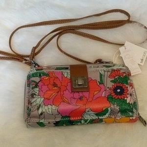 Sakroots large smartphone crossbody wallet.